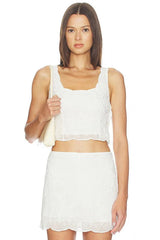 Amanda Uprichard Elisa Skort in White