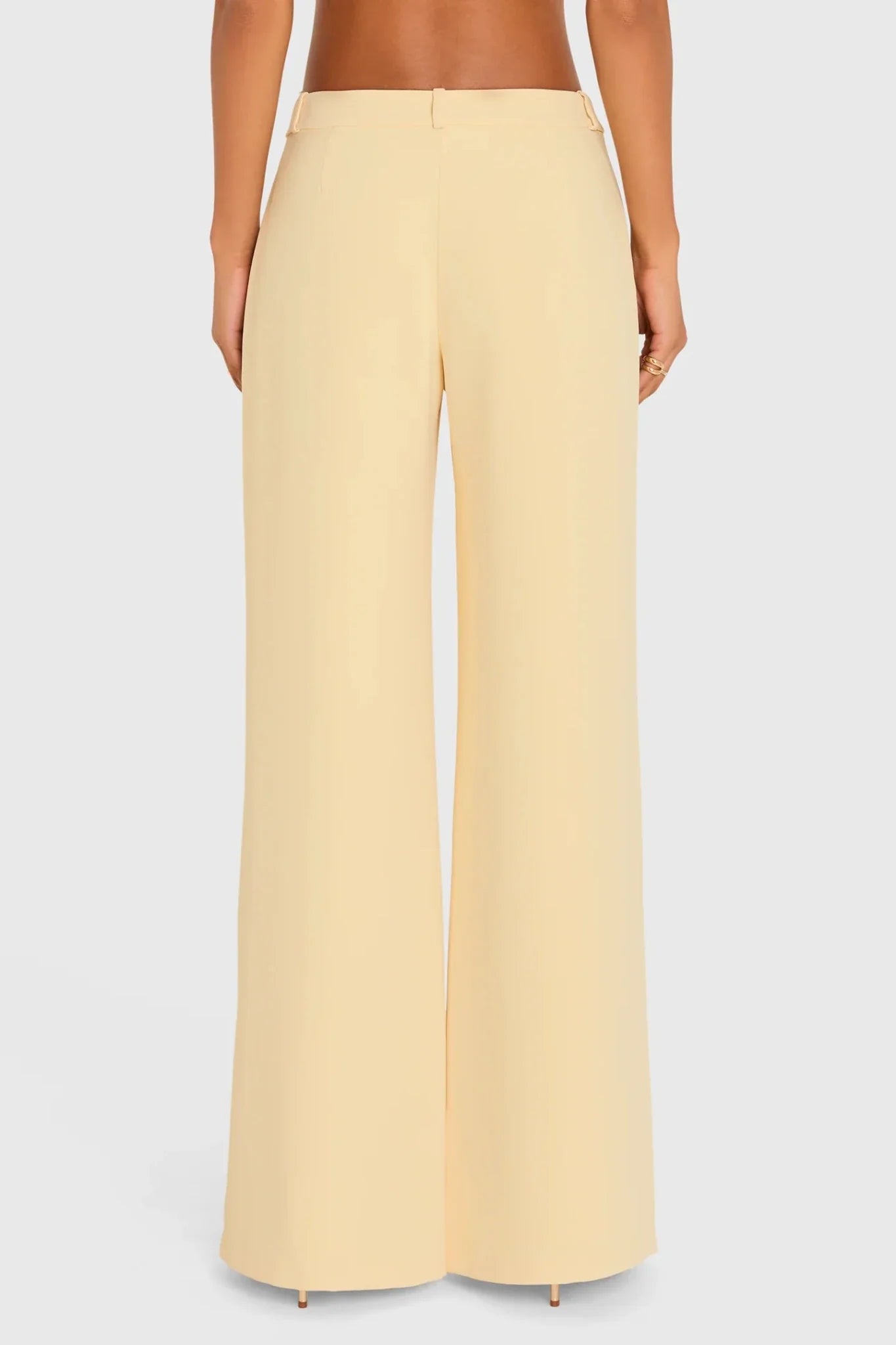 Amanda Uprichard Hathway Pant in Cornsilk