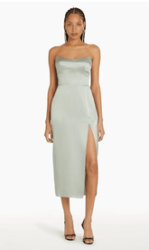 Amanda Uprichard Ivy Dress in Sea Salt