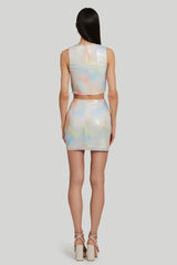 Amanda Uprichard Jacinta Top in Sequin