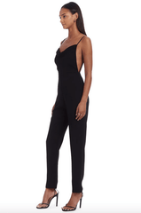 Amanda Uprichard Janet Jumpsuit in Black