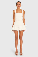 Amanda Uprichard Lena Romper in Ivory