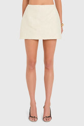 Amanda Uprichard Miles Skort in Chalk