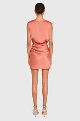 Amanda Uprichard Nora Dress in Clay