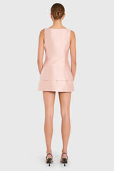 Amanda Uprichard Raleigh Romper in Mochi