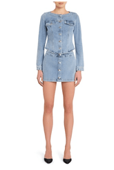 Amanda Uprichard Scorpio LS Top in Destiny Wash