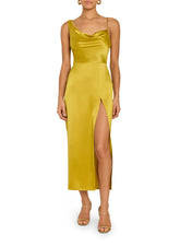Amanda Uprichard Svetlana Dress in Ochre
