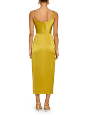 Amanda Uprichard Svetlana Dress in Ochre