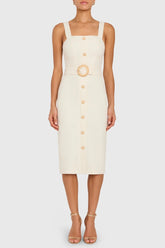 Amanda Uprichard Uptown Dress in Ecru