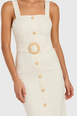 Amanda Uprichard Uptown Dress in Ecru