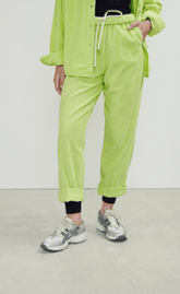 American Vintage Padow Trouser in Vintage Flourescent Yellow