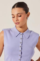 ASTR Kori Sweater Top in Periwinkle