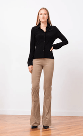 Avenue Montaigne Bellini Corduroy Pant in Khaki