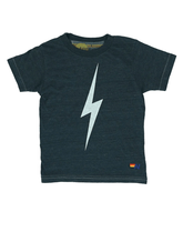 Aviator Nation Bolt Kid Tee in Charcoal
