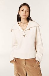 ba&sh Biva Sweater in Ecru