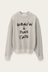 ba&sh Brice Sweatshirt in Grischine