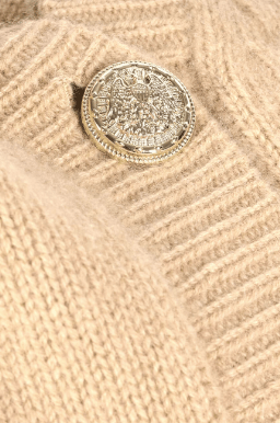 ba&sh Carila Cardigan in Camel