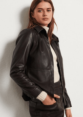 BA&SH Fina Shirt in Chocolat