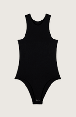 BA&SH Forever Bodysuit in Noir
