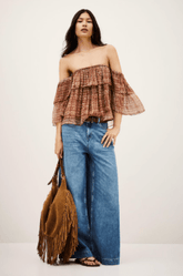 ba&sh Rush Bustier Top in Rose