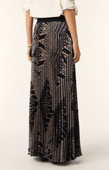 ba&sh Sow Pleated Skirt in Blue