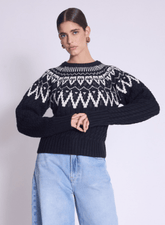 Berenice Alban Sweater In Black Forest