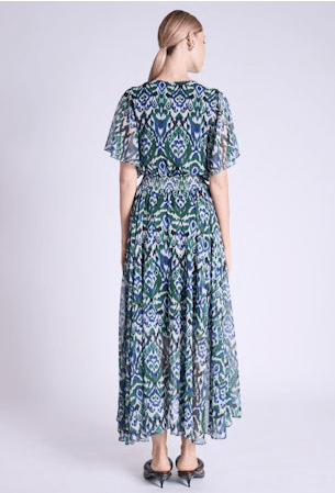 Berenice Alia Dress in Green Oasis