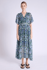 Berenice Alia Dress in Green Oasis