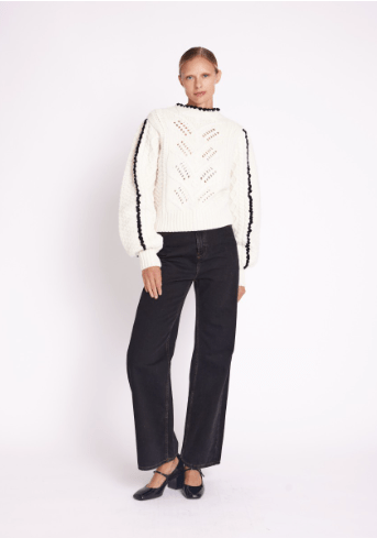 Berenice Athena Jumper in Off White