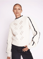 Berenice Athena Jumper in Off White