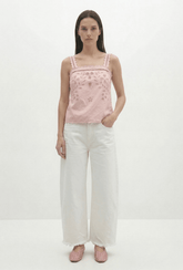 Berenice Clotilde Tank in Light Pink