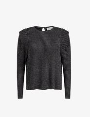 Berenice Elixa Top in Black Silver