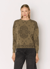 Berenice My Bandana Sweater in Khaki
