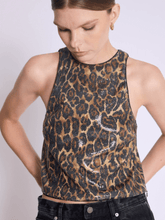 Berenice Tallyna Top in Leopard Print