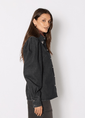 Berenice The Clov Shirt in Black Denim
