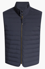 Billy Reid Baffle Vest in Dark Navy