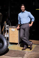 Billy Reid Chambray Field Shirt in Chambray