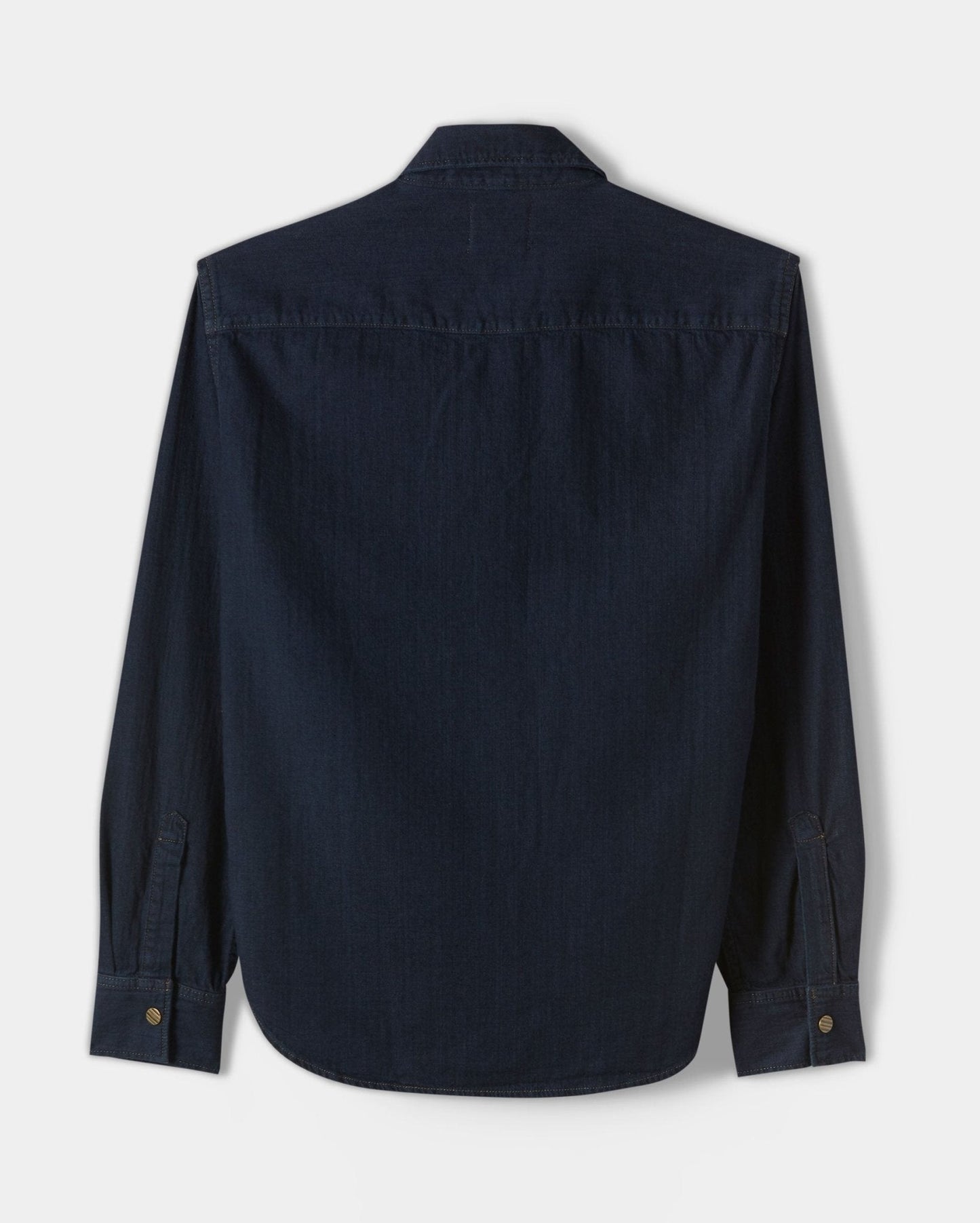Billy Reid Shoals Double Dye Denim Shirt