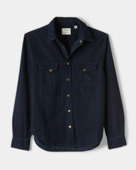 Billy Reid Shoals Double Dye Denim Shirt