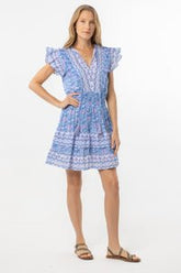 Bindu Sky Dress in Sky Blue
