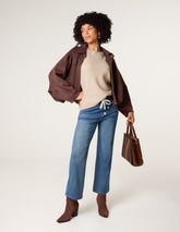 Elasticated Waist Jeans With Tie