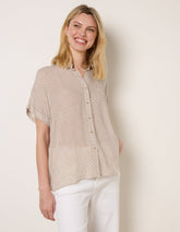 Stripe Button Front Shirt