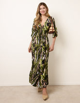 Shirred Empire Bust Dress