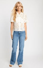 Caballero Kenzie Top in Cloud Cream