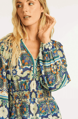 Caballero Tarot Top in Wildcat Tapestry
