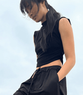 Cali Miro Top in Black