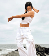 Cali Miro Top in White
