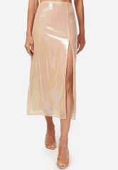 Cami NYC Artemis Sequin Skirt in Opal Sequin