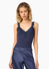 Cami NYC Lani Rib Knit Tank in Harbor