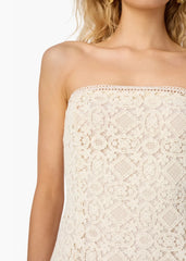 Cami NYC Lisbon Strapless Crochet Dress in Lisbon